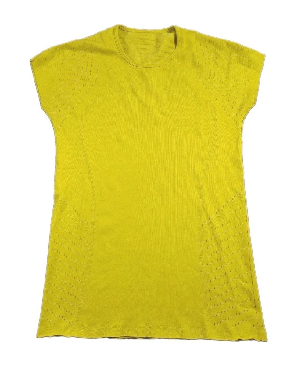 Lululemon Swiftly Tech SS 2.0 Shirt Women's 4 Neon Highlight Yellow Top Run Gym